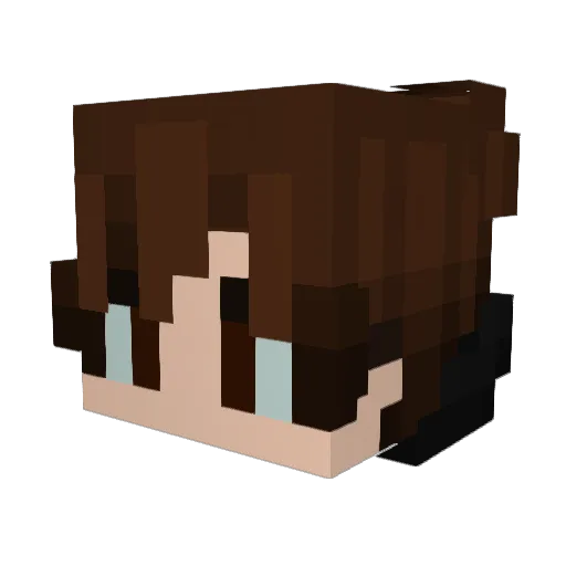 JJAnchiar Minecraft avatar head, 3D render