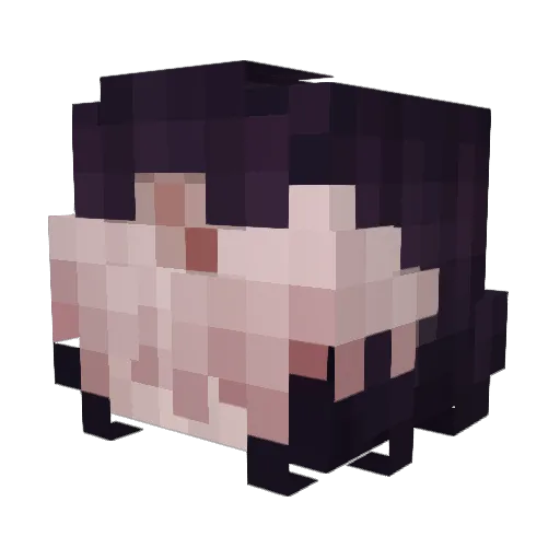 JJBleh Minecraft avatar head, 3D render
