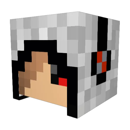 JJC4LYFE Minecraft avatar head, 3D render