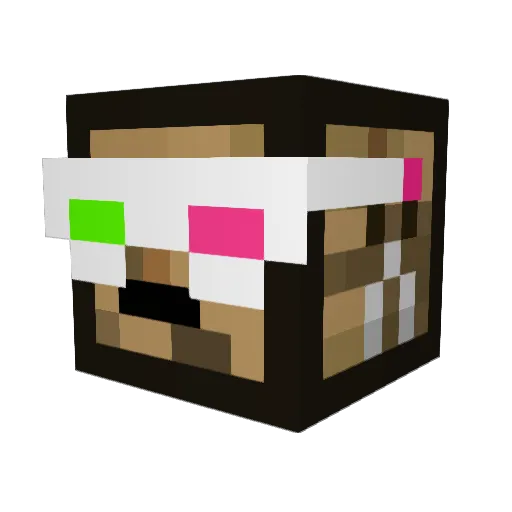 JJCrafter5000 Minecraft avatar head, 3D render