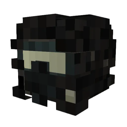 JJDez Minecraft avatar head, 3D render