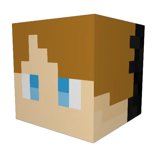 JJHBossGamer Minecraft avatar head, 3D render