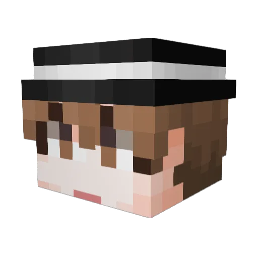 JJJANK Minecraft avatar head, 3D render