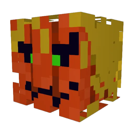 JJJMoth Minecraft avatar head, 3D render