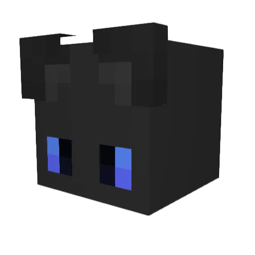 JJJaae Minecraft avatar head, 3D render