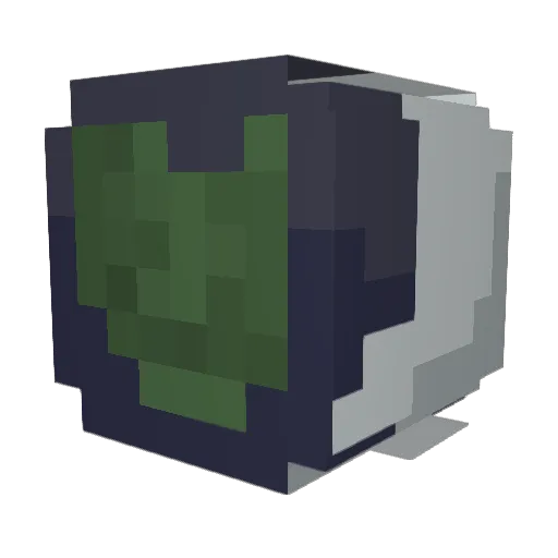 JJKittyFilms Minecraft avatar head, 3D render