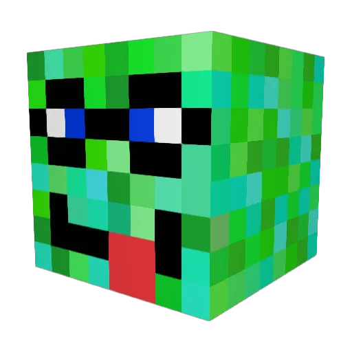JJKplayz Minecraft avatar head, 3D render