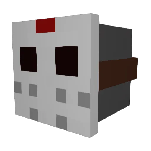 JJMK Minecraft avatar head, 3D render