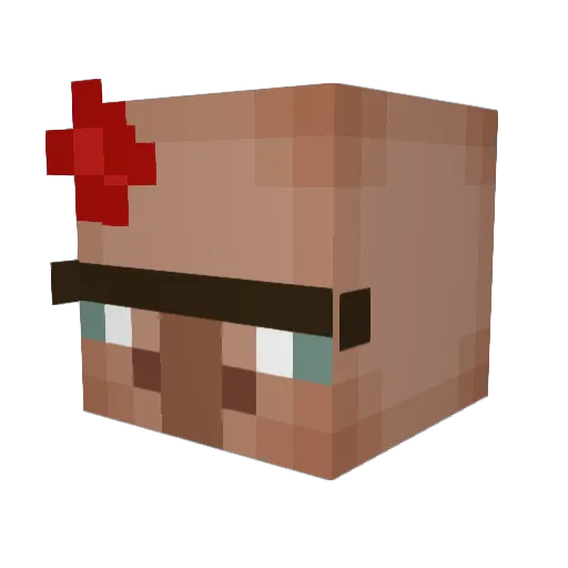 JJMaster_YT Minecraft avatar head, 3D render