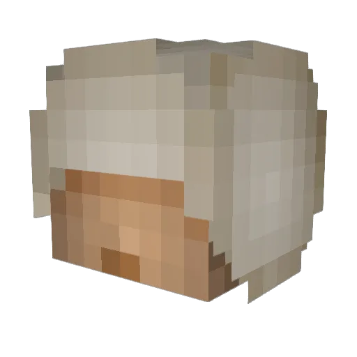 JJMyring Minecraft avatar head, 3D render