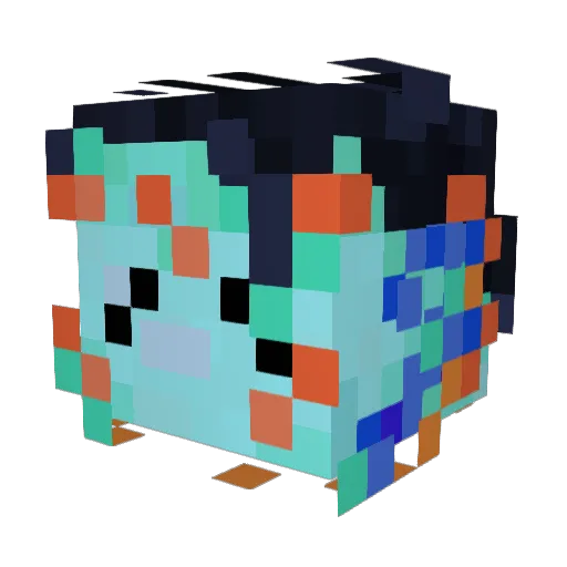 JJPaya Minecraft avatar head, 3D render