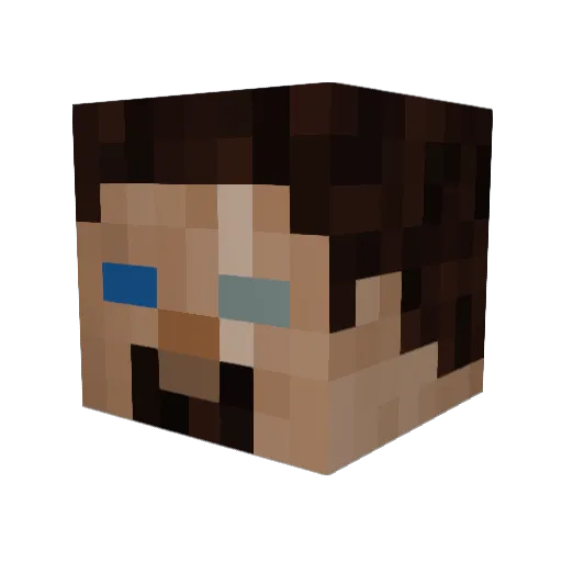 JJPlayz02 Minecraft avatar head, 3D render