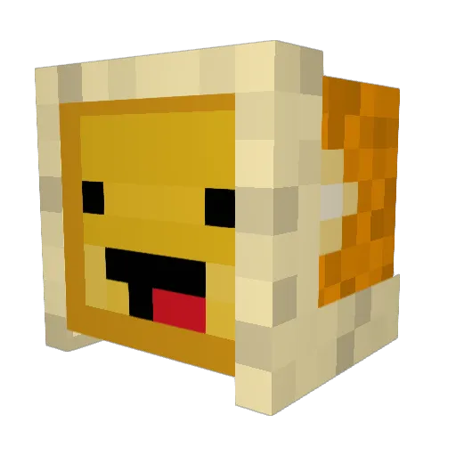 JJR937 Minecraft avatar head, 3D render