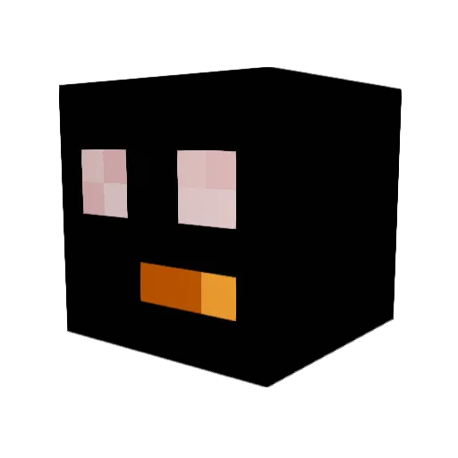 JJRivers Minecraft avatar head, 3D render