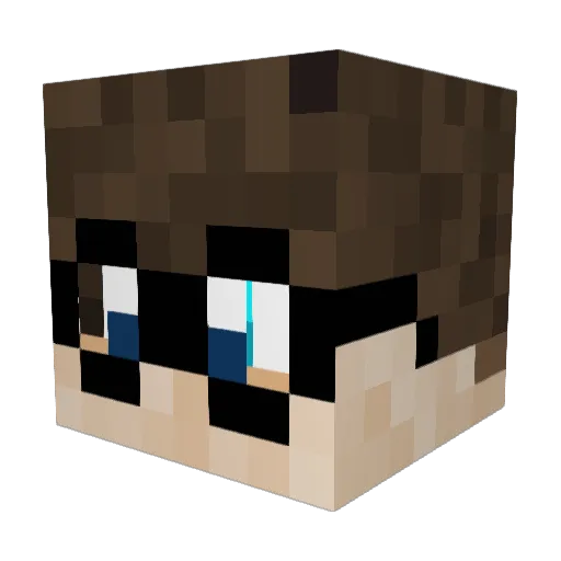 JJStormranger Minecraft avatar head, 3D render