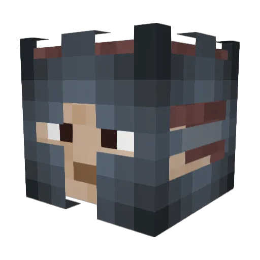 JJUAREZ181 Minecraft avatar head, 3D render