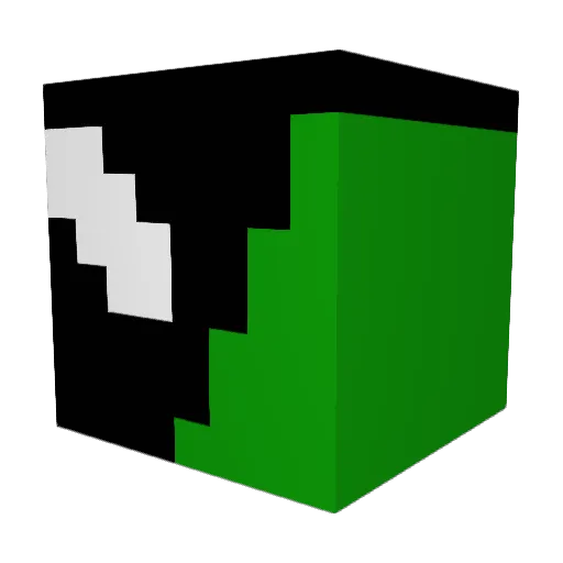 JJXDJJ Minecraft avatar head, 3D render