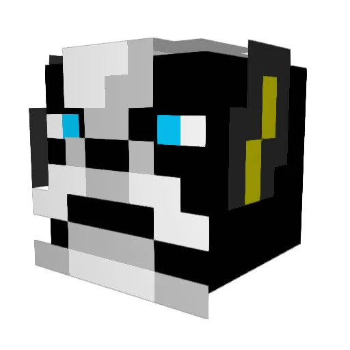 JJ_Bling Minecraft avatar head, 3D render