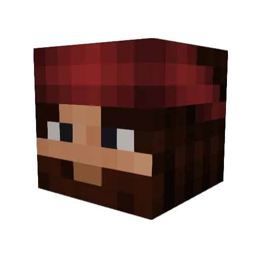 JJ_Earth_C137 Minecraft avatar head, 3D render