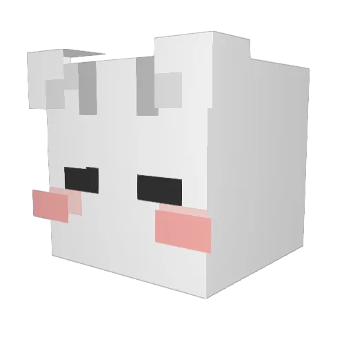 JJaeYoung Minecraft avatar head, 3D render