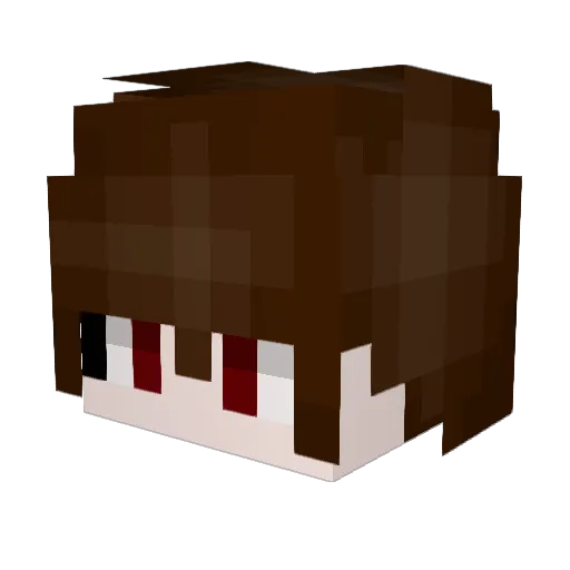 JJamJick Minecraft avatar head, 3D render