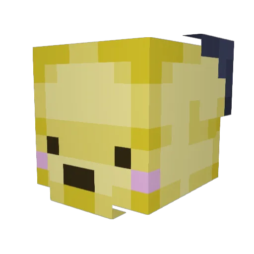 JJandSiah Minecraft avatar head, 3D render