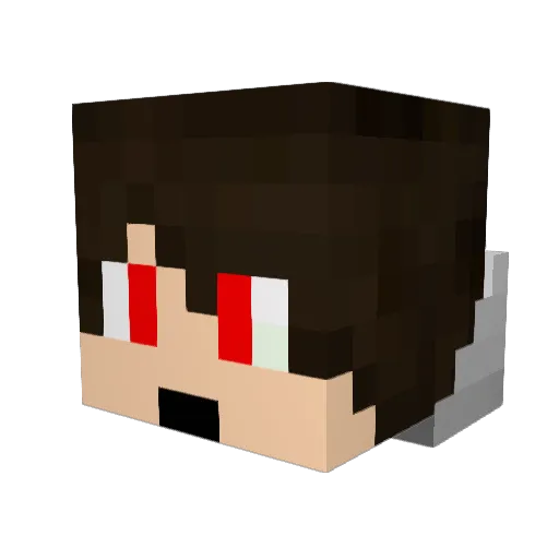 JJcooldude123 Minecraft avatar head, 3D render