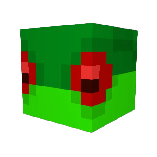 JJdragonfly Minecraft avatar head, 3D render
