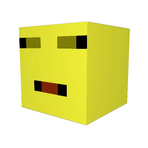 JJeong_K Minecraft avatar head, 3D render