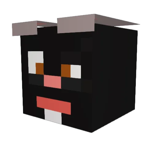 JJetski13 Minecraft avatar head, 3D render