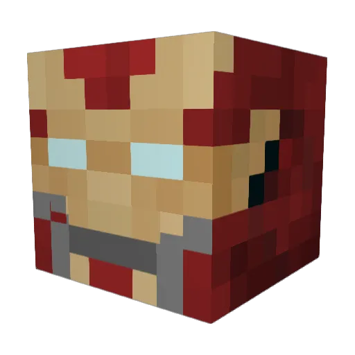 JJhere1 Minecraft avatar head, 3D render
