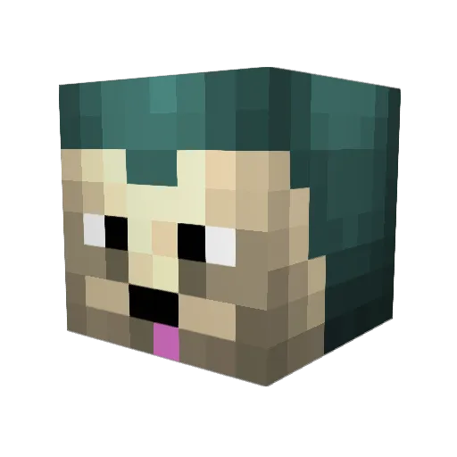 JJinx_Z Minecraft avatar head, 3D render