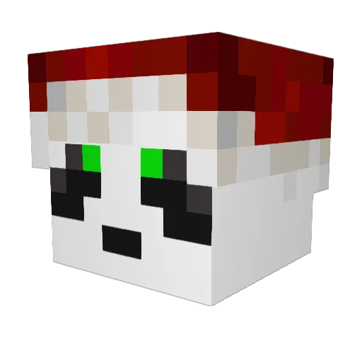 JJisTHEcrafter Minecraft avatar head, 3D render