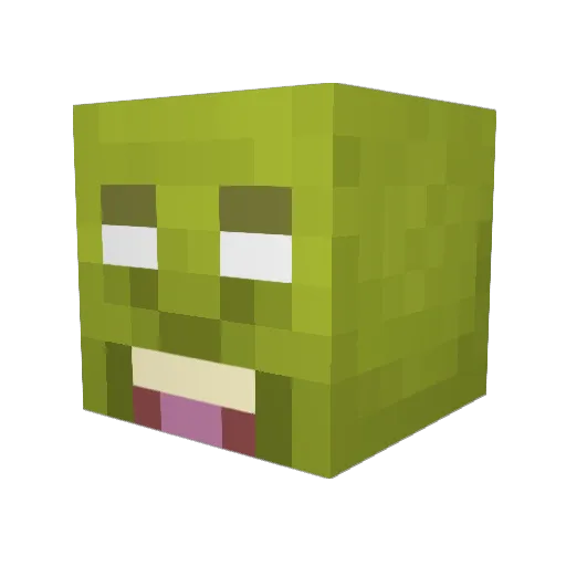 JJllama39 Minecraft avatar head, 3D render