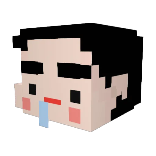 JJoReng2 Minecraft avatar head, 3D render