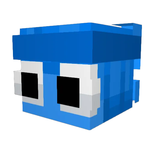 JJohaa Minecraft avatar head, 3D render