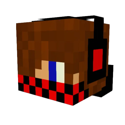 JJthaDoc Minecraft avatar head, 3D render