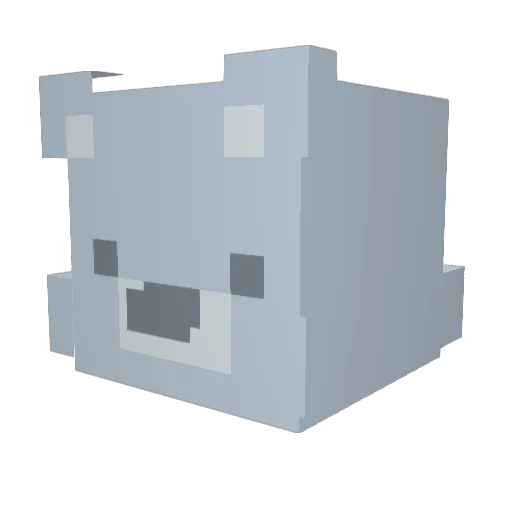 JJugeul Minecraft avatar head, 3D render