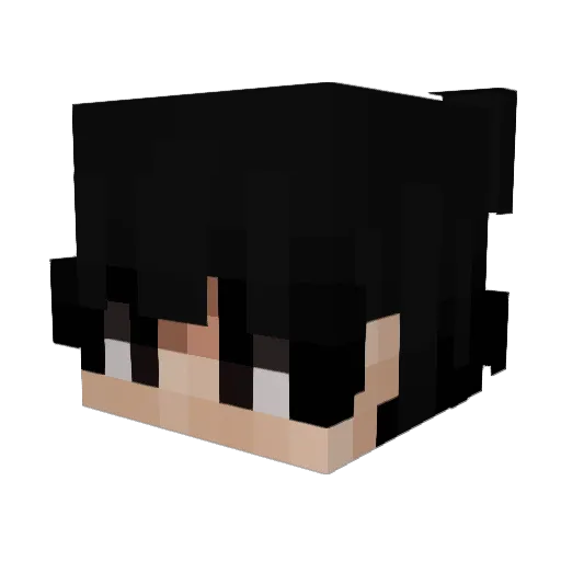 JK14H20 Minecraft avatar head, 3D render