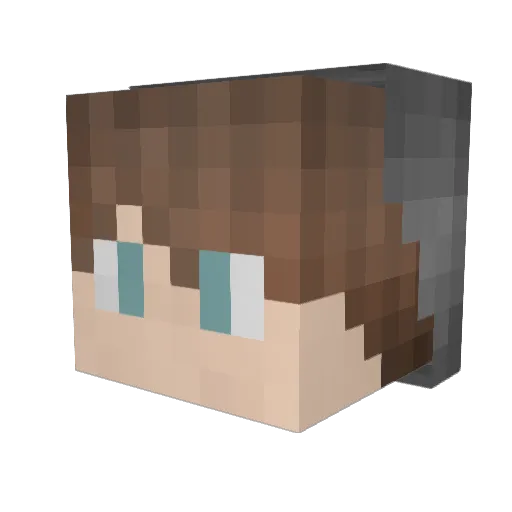 JKEDEX Minecraft avatar head, 3D render
