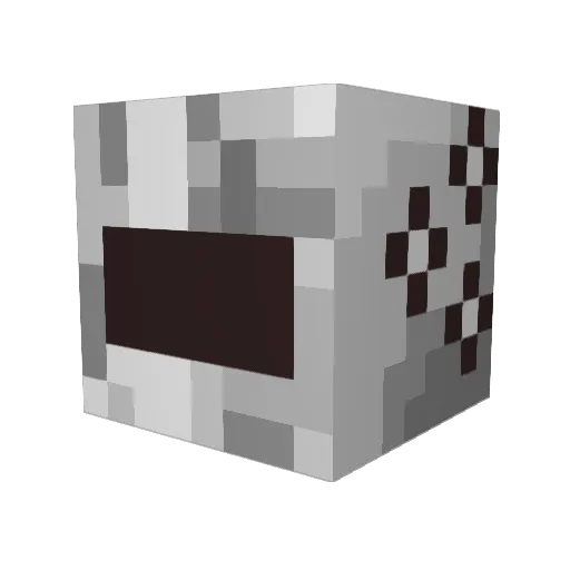 JKGK Minecraft avatar head, 3D render