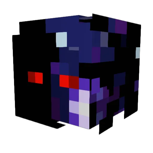 JKJSFD Minecraft avatar head, 3D render