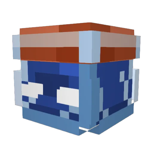 JKL1_5 Minecraft avatar head, 3D render