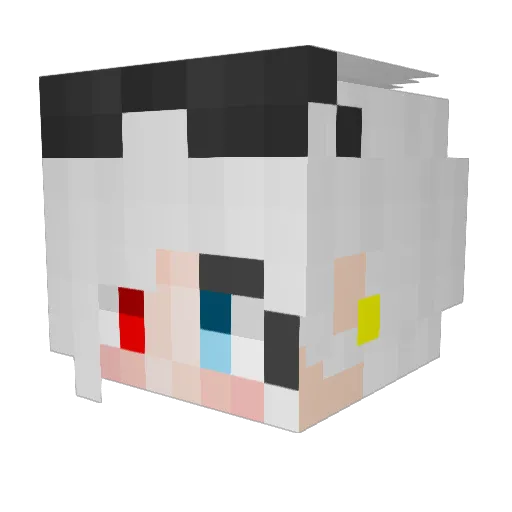 JKLpro0117 Minecraft avatar head, 3D render