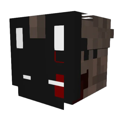 JKOPHJK Minecraft avatar head, 3D render