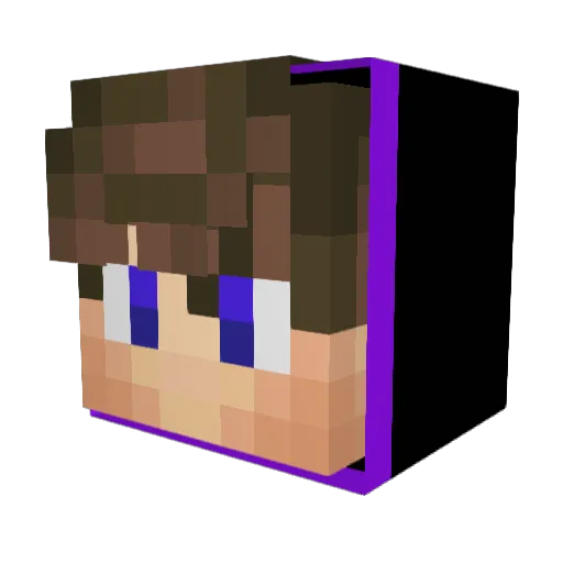 JKTheWolf Minecraft avatar head, 3D render