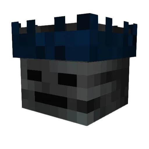 JKXD98 Minecraft avatar head, 3D render