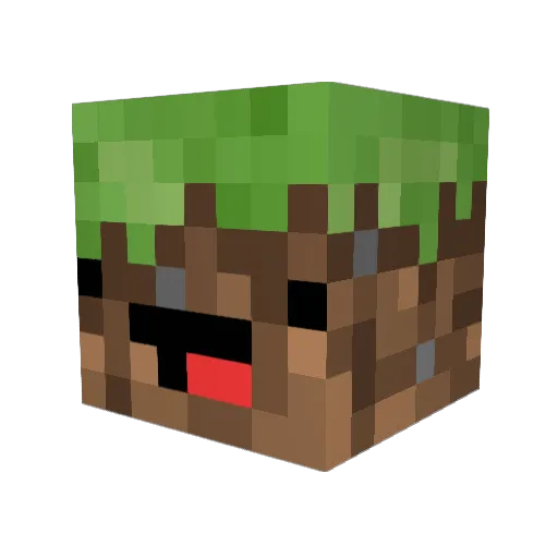 JK_Extreme Minecraft avatar head, 3D render