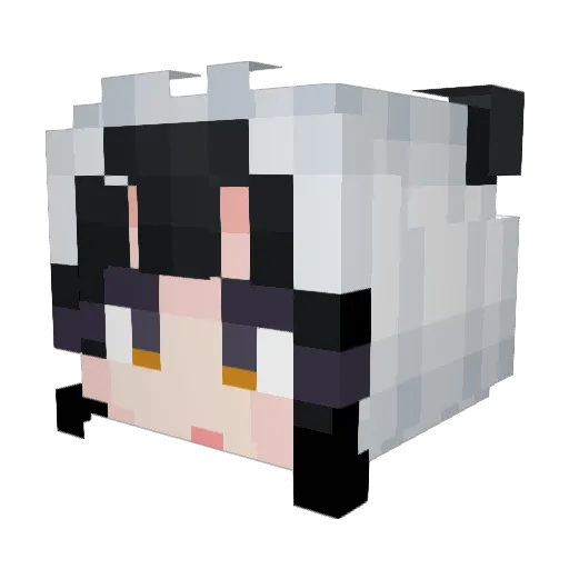 JK_JaeKyun Minecraft avatar head, 3D render
