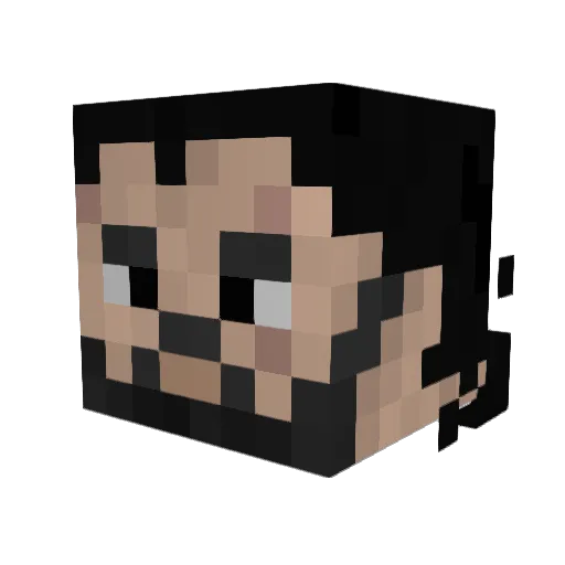 JK_gast Minecraft avatar head, 3D render